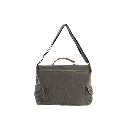 Schultertasche DKD Home Decor Fahrrad Grau Braun (48 x 10 x 37 cm)