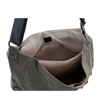 Schultertasche DKD Home Decor Fahrrad Grau Braun (48 x 10 x 37 cm)