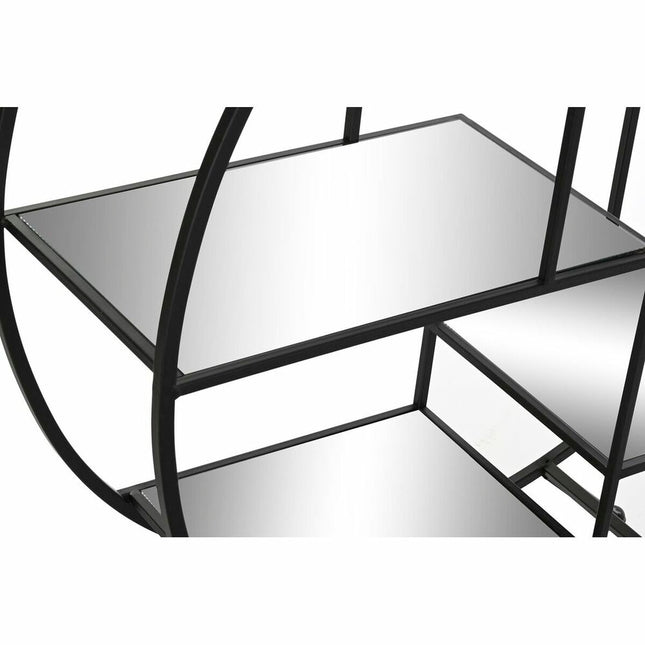 Regal DKD Home Decor Schwarz Metall Spiegel 95 x 27 x 105 cm