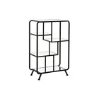 Regal DKD Home Decor Kristall Schwarz Metall 3 Regale (60 x 28 x 93 cm)