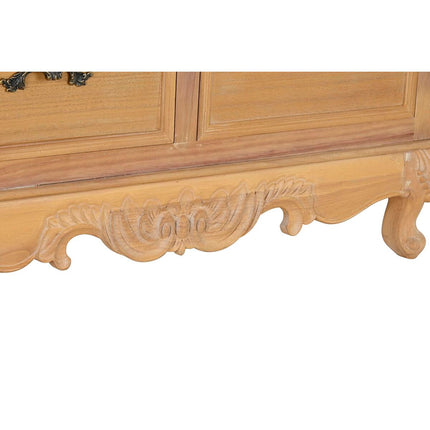 Konsolentisch mit 2 Schubladen DKD Home Decor 81,5 x 36,5 x 201 cm Tanne natürlich Holz MDF