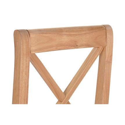 Esszimmerstuhl DKD Home Decor Tanne natürlich (41 x 41 x 94 cm)