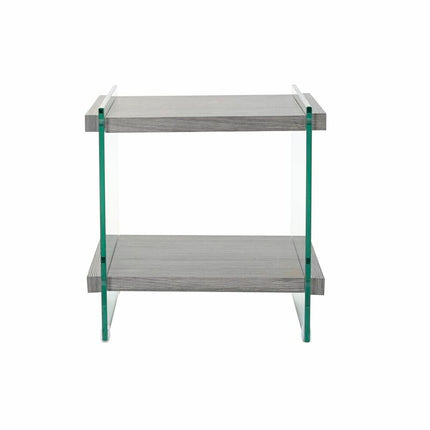 Nachttisch DKD Home Decor Kristall MDF Verre trempé (50 x 50 x 49 cm)