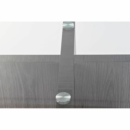 Esstisch DKD Home Decor Kristall Grau Durchsichtig Holz MDF (160 x 90 x 75 cm)