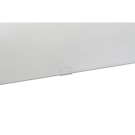 Schreibtisch DKD Home Decor Kristall Grau Durchsichtig MDF Verre trempé (120 x 50 x 76 cm)
