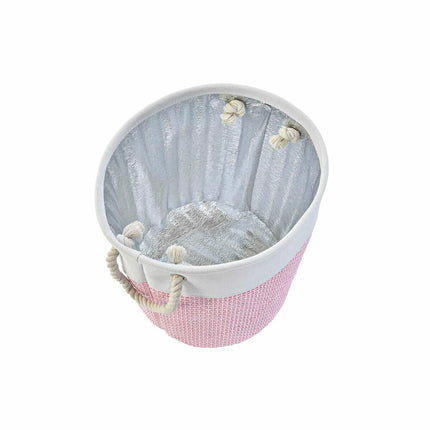 Korb-Set DKD Home Decor Polyester 40 x 40 x 49 cm (2 Stück)