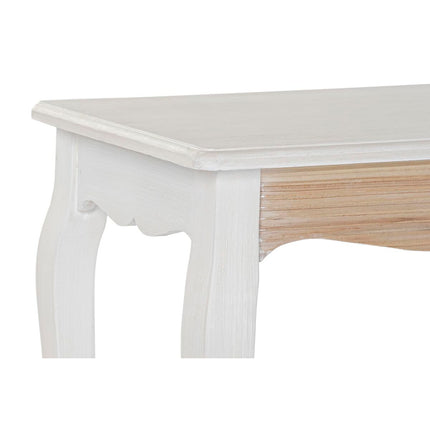 Set mit 3 Tischen DKD Home Decor Weiß natürlich Holz Holz MDF 53 x 35 x 47 cm