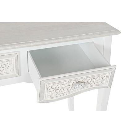 Konsole DKD Home Decor Holz MDF Weiß (120 x 40 x 78,5 cm)