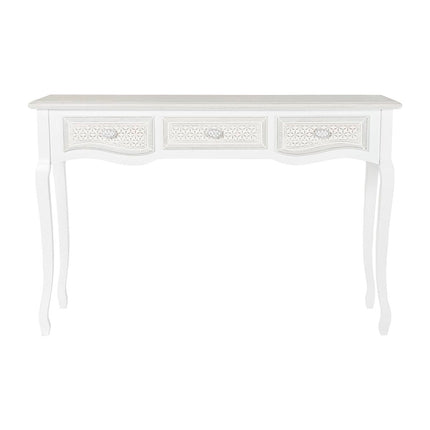 Konsole DKD Home Decor Holz MDF Weiß (120 x 40 x 78,5 cm)
