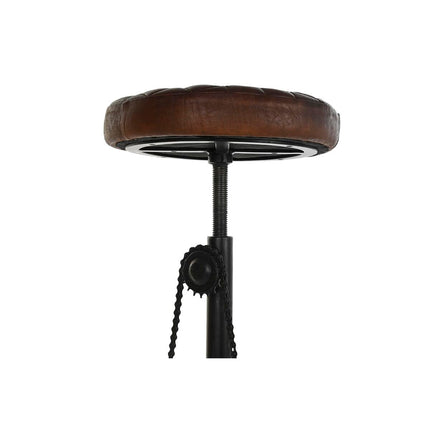 Hocker DKD Home Decor 38 x 38 x 63 cm Metall Braun