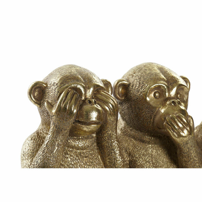 Deko-Figur DKD Home Decor 28,5 x 11 x 19,6 cm Gold Kolonial