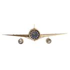 Wanduhr DKD Home Decor Flugzeug Schwarz Gold Eisen (145 x 20 x 43 cm)
