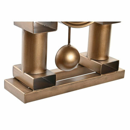 Bordur DKD Home Decor 25 x 8 x 31 cm Kristall Schwarz Gold Eisen Traditionell