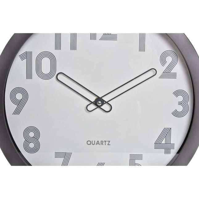 Wanduhr DKD Home Decor 30 x 4,3 x 30 cm Kristall Grau Beige türkis PVC 3 Stücke