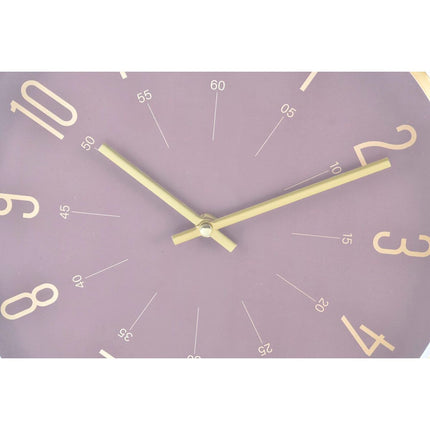 Wanduhr DKD Home Decor Blau Aluminium Granatrot 30 x 4 x 30 cm Moderne (2 Stück)