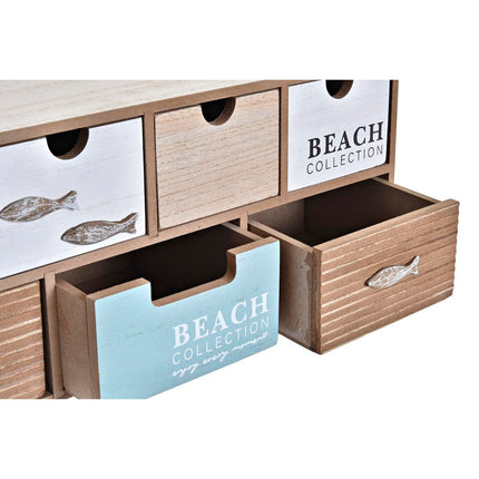 Box-Schmuckkästchen DKD Home Decor Holz Strand (40 x 16 x 19 cm)
