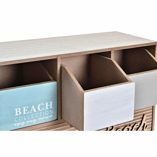 Box-Schmuckkästchen DKD Home Decor Holz Strand (34 x 14 x 24 cm)