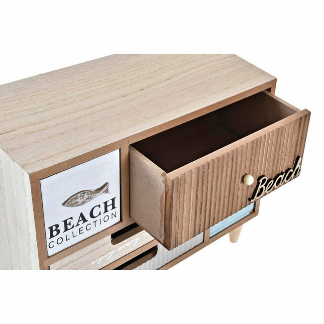 Box-Schmuckkästchen DKD Home Decor Holz Strand (29 x 14 x 22 cm)