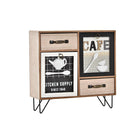 Mehrzweck-Organizer DKD Home Decor Küche 30 x 10 x 29 cm Kristall Metall Holz MDF Shabby Chic