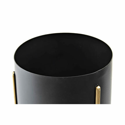 Blumentopfset DKD Home Decor Schwarz Gold Metall Moderne (20 x 20 x 32 cm)