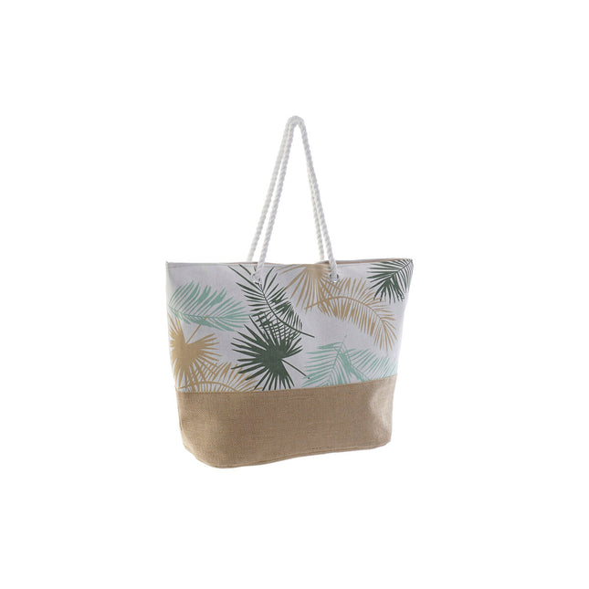 Strandtasche DKD Home Decor 60 x 16 x 42 cm Beige Braun grün