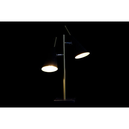 Tischlampe DKD Home Decor Schwarz Gold Metall 220 V 25 W (38 x 16 x 64 cm)