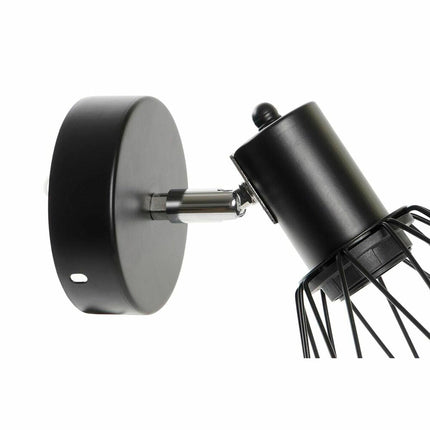 Wandleuchte DKD Home Decor 15 x 20 x 22 cm Schwarz Metall 220 V 50 W Urban