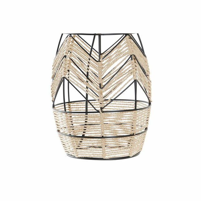 Tischlampe DKD Home Decor Schwarz Braun 220 V 50 W Tropical (30 x 30 x 53 cm)