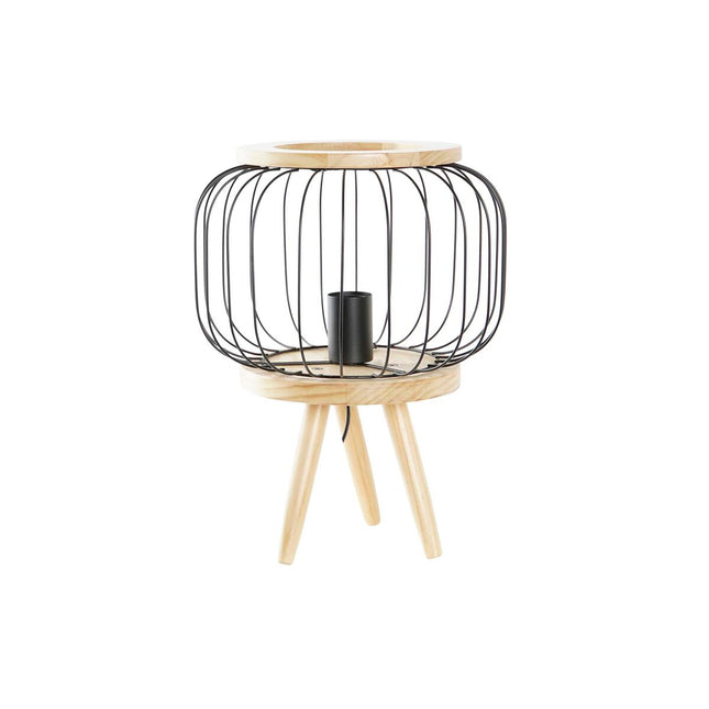 Tischlampe DKD Home Decor Schwarz Braun 220 V 50 W (29 x 29 x 38 cm)