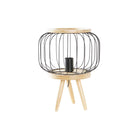 Tischlampe DKD Home Decor Schwarz Braun 220 V 50 W (29 x 29 x 38 cm)