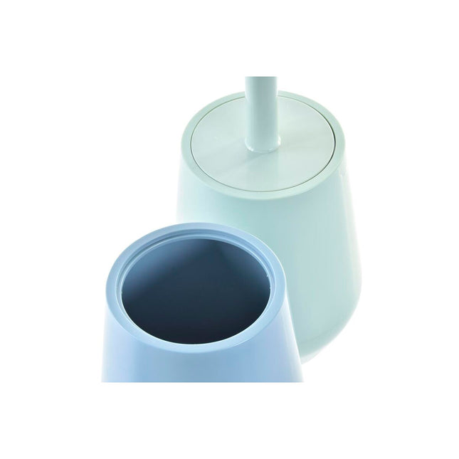 Toilettenbürste DKD Home Decor Minze grün polystyrol (12 x 12 x 34,5 cm) (2 Stück)