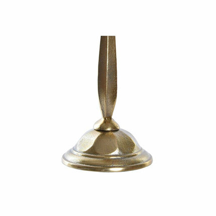 Kerzenleuchter DKD Home Decor Antiker Finish Kristall Gold Aluminium Moderne (13 x 13 x 53 cm)