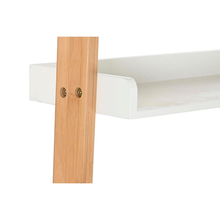 Regal DKD Home Decor 57 x 30 x 152 cm natürlich Weiß Bambus Holz MDF