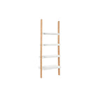 Regal DKD Home Decor 57 x 30 x 152 cm natürlich Weiß Bambus Holz MDF