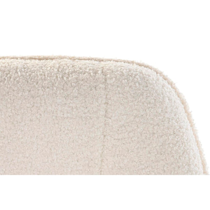 Sitz DKD Home Decor natürlich Holz Polyester Creme (65 x 75 x 96 cm)