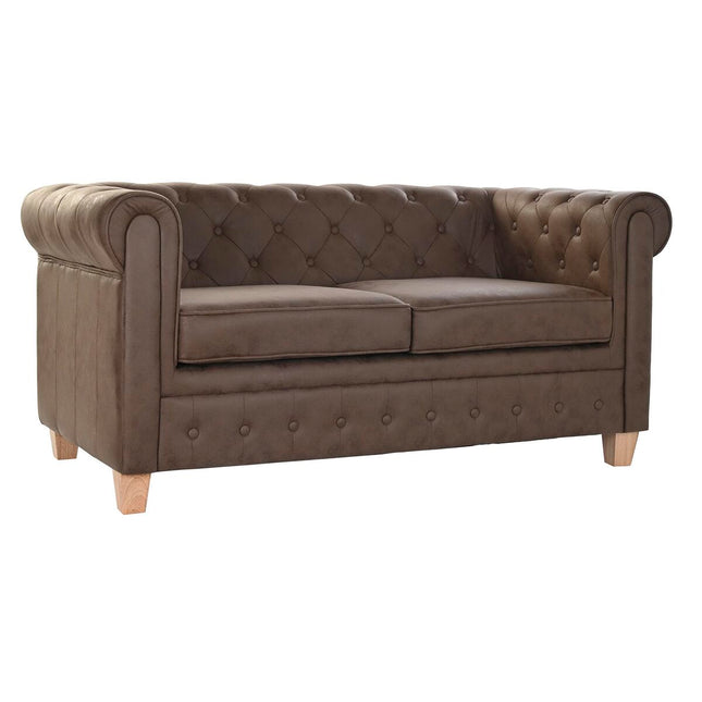 Sofa DKD Home Decor 151 x 82 x 70 cm natürlich Holz Braun Vintage