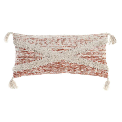 Kissen DKD Home Decor 60 x 10 x 30 cm Beige Orange Randbereich