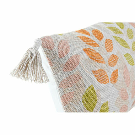 Kissen DKD Home Decor 60 x 10 x 30 cm Beige Bunt Blomster