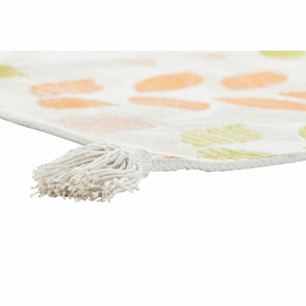Teppich DKD Home Decor Beige Bunt Pflanzenblatt (120 x 180 x 1 cm)
