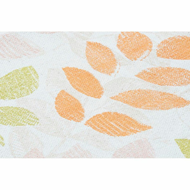 Teppich DKD Home Decor Beige Bunt Pflanzenblatt (160 x 230 x 1 cm)