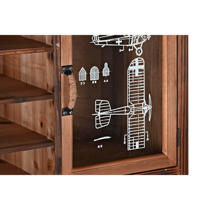Displayständer DKD Home Decor 96 x 32 x 110,5 cm Tanne Metall