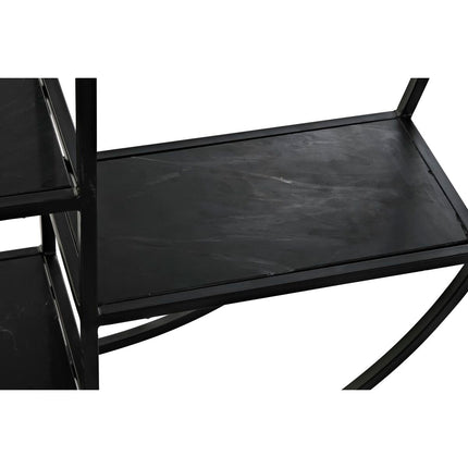 Regal DKD Home Decor Schwarz Metall Marmor 4 Regale (90 x 24 x 90 cm)