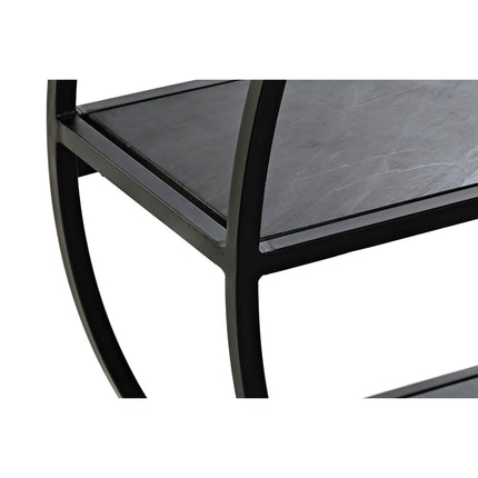 Regal DKD Home Decor Schwarz Metall Marmor 4 Regale (90 x 24 x 90 cm)