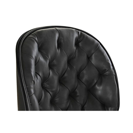Hocker DKD Home Decor Metall Dunkelgrau PU PP (50 x 53 x 114 cm)