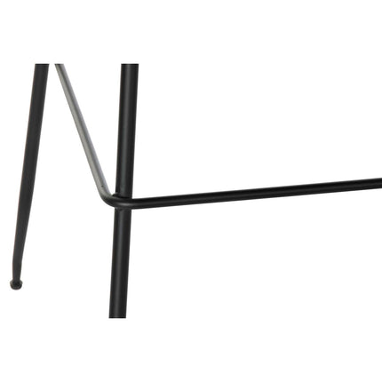 Hocker DKD Home Decor Metall Dunkelgrau PU PP (50 x 53 x 114 cm)