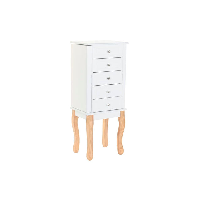 Schmuckständer DKD Home Decor Spiegel MDF Romantisch (37 x 27 x 90 cm)