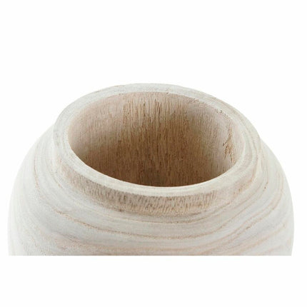 Vase DKD Home Decor 15 x 15 x 24 cm natürlich Braun