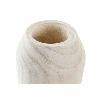 Vase DKD Home Decor 11 x 11 x 22 cm natürlich Braun