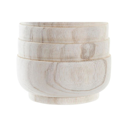 Blumentopf DKD Home Decor natürlich Braun 17 x 17 x 16 cm Boho