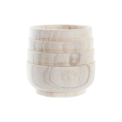 Blumentopf DKD Home Decor natürlich Braun 17 x 17 x 16 cm Boho